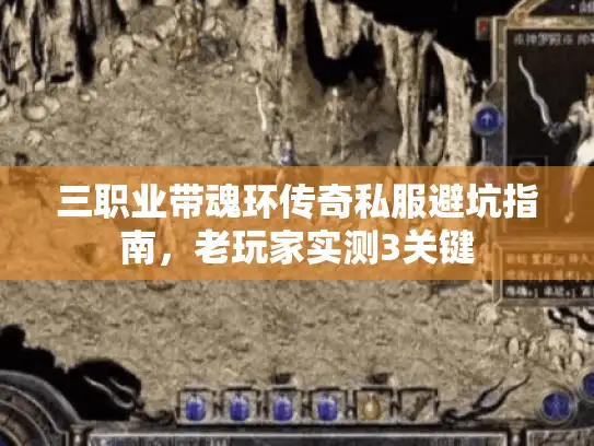 三职业带魂环传奇私服避坑指南，老玩家实测3关键