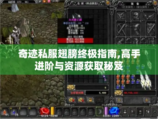 奇迹私服翅膀终极指南,高手进阶与资源获取秘笈