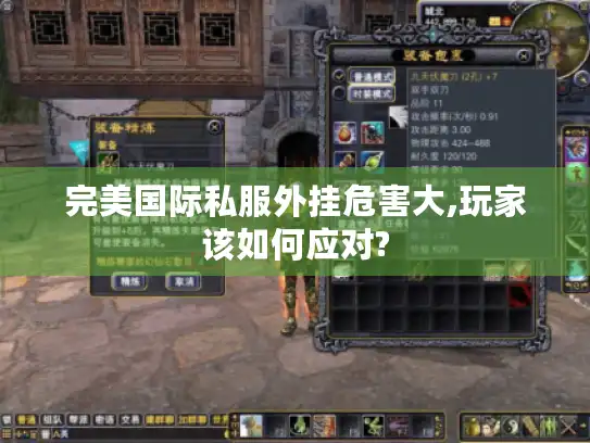 完美国际私服外挂危害大,玩家该如何应对?