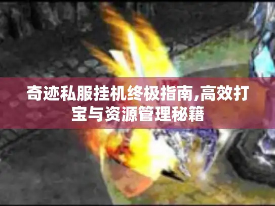 奇迹私服挂机终极指南,高效打宝与资源管理秘籍 奇迹私服挂机终极指南,高效打宝与资源管理秘籍