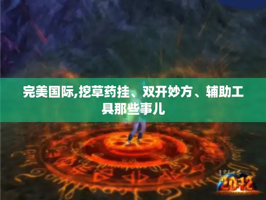 完美国际,挖草药挂、双开妙方、辅助工具那些事儿