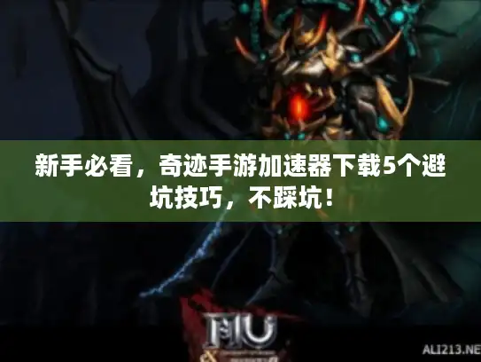 新手必看，奇迹手游加速器下载5个避坑技巧，不踩坑！