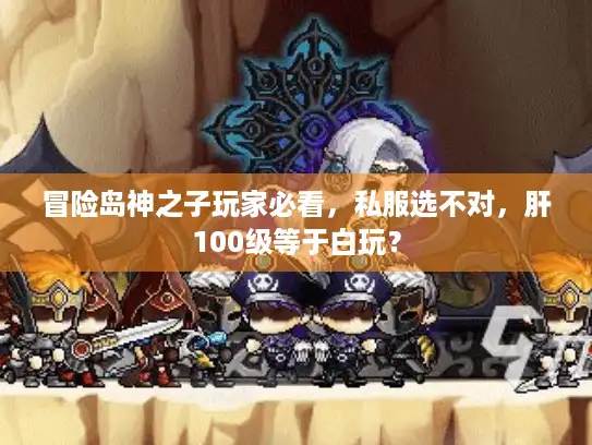 冒险岛神之子玩家必看，私服选不对，肝100级等于白玩？
