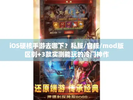 iOS硬核手游去哪下？私服/官服/mod版区别+3款实测能玩的冷门神作