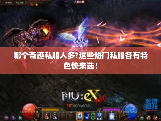 哪个奇迹私服人多?这些热门私服各有特色快来选！