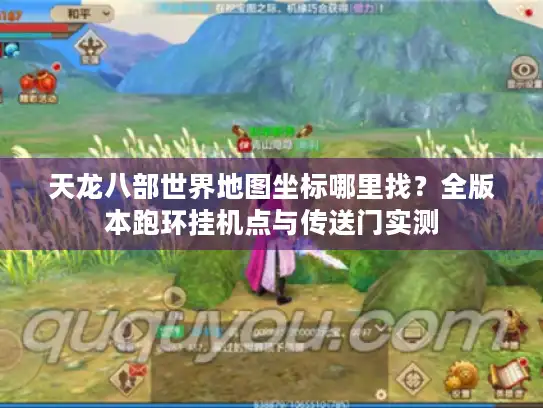 天龙八部世界地图坐标哪里找？全版本跑环挂机点与传送门实测