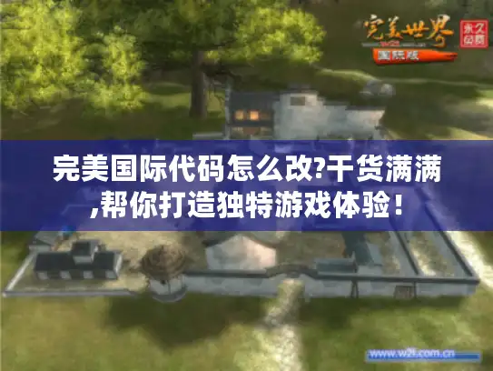 完美国际代码怎么改?干货满满,帮你打造独特游戏体验！
