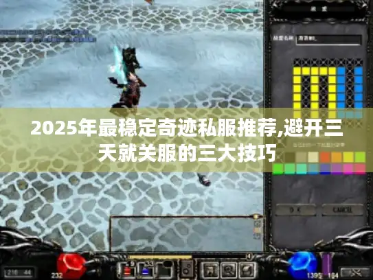 2025年最稳定奇迹私服推荐,避开三天就关服的三大技巧