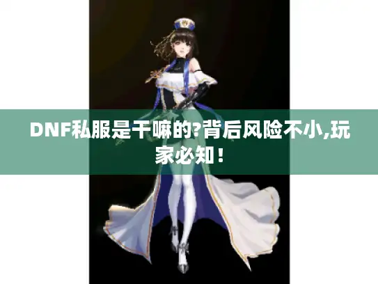 DNF私服是干嘛的?背后风险不小,玩家必知! DNF私服是干嘛的?背后风险不小,玩家必知!