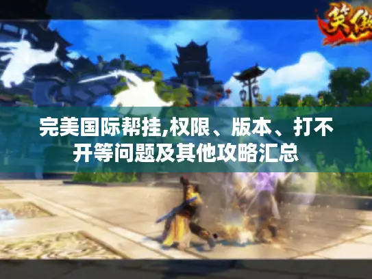 完美国际帮挂,权限、版本、打不开等问题及其他攻略汇总
