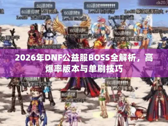 2026年DNF公益服BOSS全解析，高爆率版本与单刷技巧
