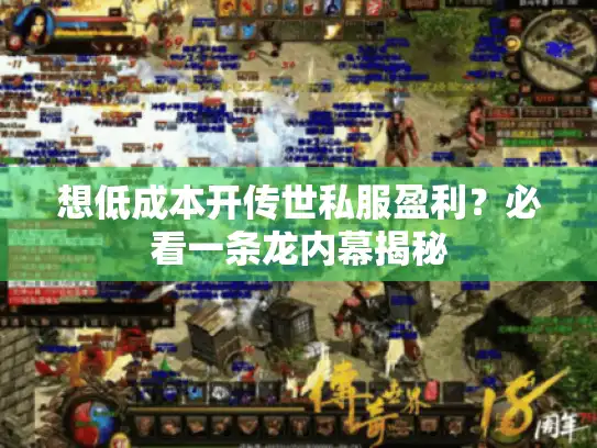 想低成本开传世私服盈利？必看一条龙内幕揭秘