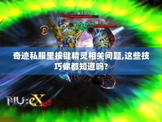 奇迹私服里按键精灵相关问题,这些技巧你都知道吗?