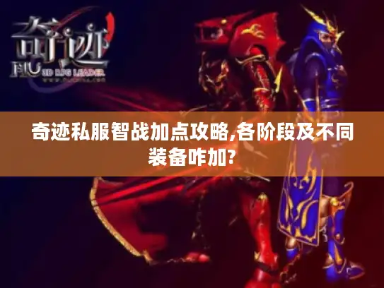 奇迹私服智战加点攻略,各阶段及不同装备咋加?