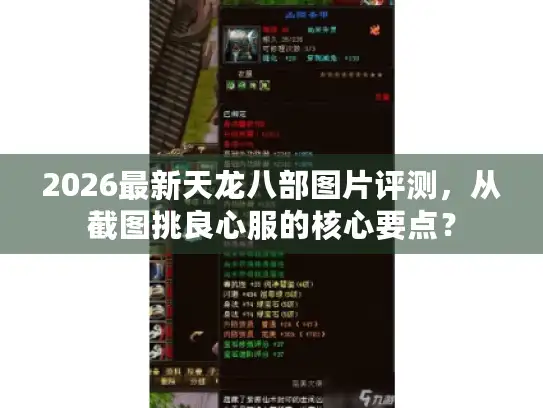 2026最新天龙八部图片评测，从截图挑良心服的核心要点？