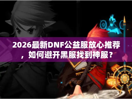 2026最新DNF公益服放心推荐，如何避开黑服找到神服？