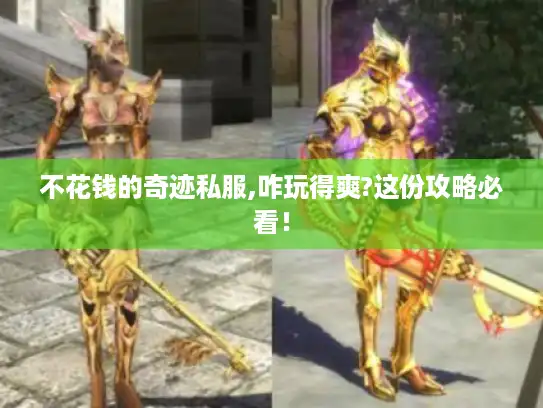 不花钱的奇迹私服,咋玩得爽?这份攻略必看！