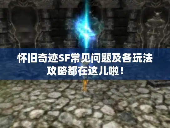 怀旧奇迹SF常见问题及各玩法攻略都在这儿啦！