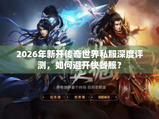 2026年新开传奇世界私服深度评测，如何避开快餐服？