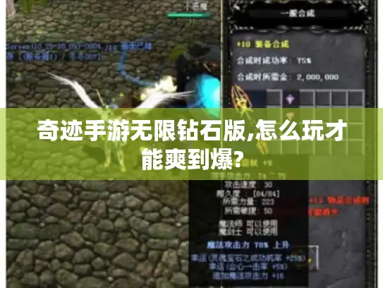 奇迹手游无限钻石版,怎么玩才能爽到爆? 奇迹手游无限钻石版,怎么玩才能爽到爆?