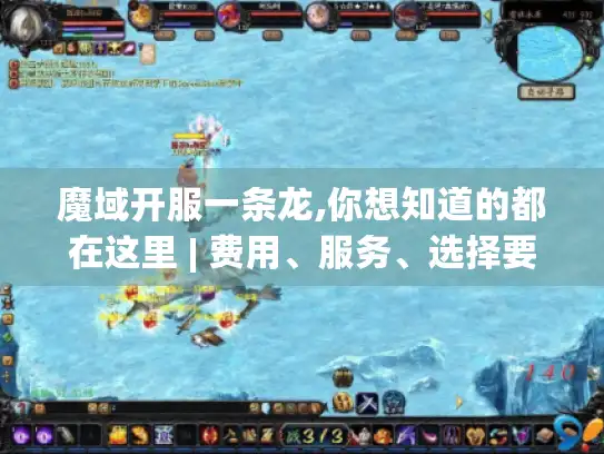 魔域开服一条龙,你想知道的都在这里 | 费用、服务、选择要点全揭秘