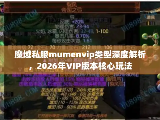 魔域私服mumenvip类型深度解析，2026年VIP版本核心玩法
