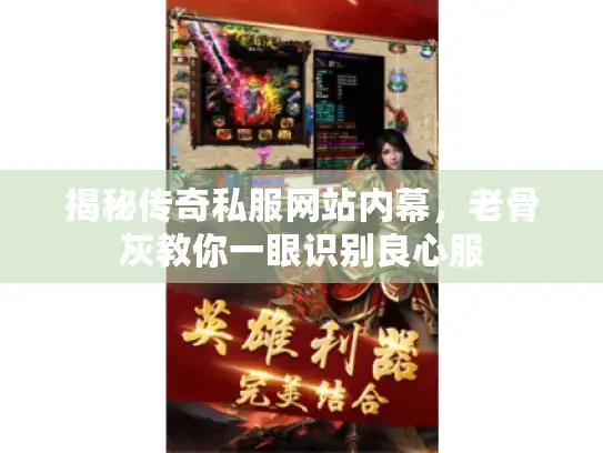揭秘传奇私服网站内幕，老骨灰教你一眼识别良心服