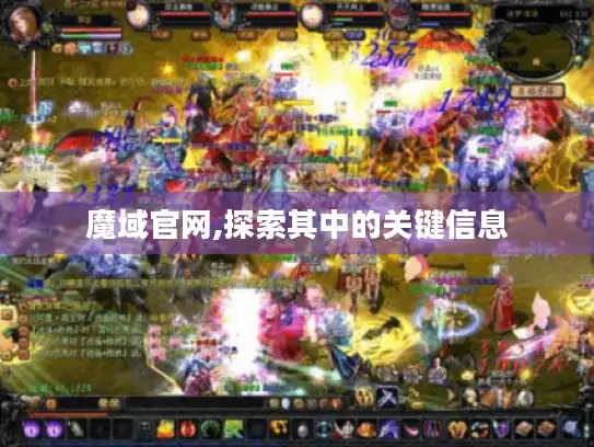 魔域官网,探索其中的关键信息