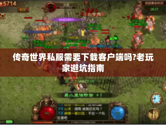 传奇世界私服需要下载客户端吗?老玩家避坑指南