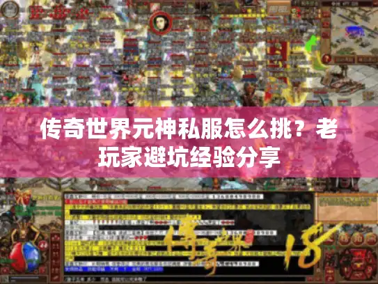 传奇世界元神私服怎么挑?老玩家避坑经验分享 传奇世界元神私服怎么挑?老玩家避坑经验分享