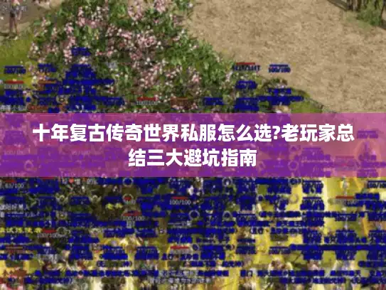 十年复古传奇世界私服怎么选?老玩家总结三大避坑指南