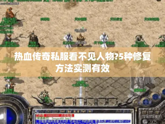 热血传奇私服看不见人物?5种修复方法实测有效