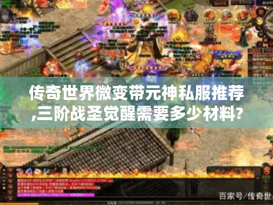 传奇世界微变带元神私服推荐,三阶战圣觉醒需要多少材料? 传奇世界微变带元神私服推荐,三阶战圣觉醒需要多少材料?