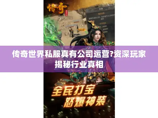 传奇世界私服真有公司运营?资深玩家揭秘行业真相