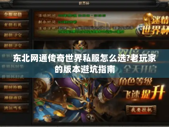 东北网通传奇世界私服怎么选?老玩家的版本避坑指南