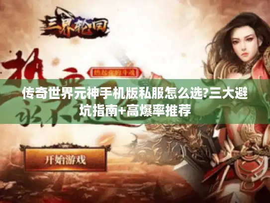 传奇世界元神手机版私服怎么选?三大避坑指南+高爆率推荐