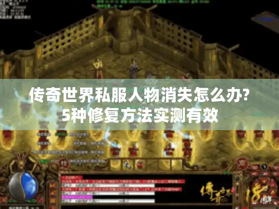传奇世界私服人物消失怎么办?5种修复方法实测有效