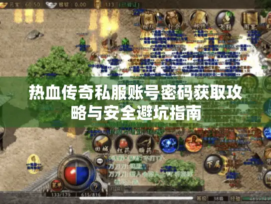 热血传奇私服账号密码获取攻略与安全避坑指南