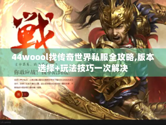 44woool找传奇世界私服全攻略,版本选择+玩法技巧一次解决