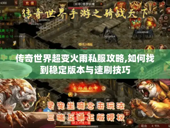 传奇世界超变火雨私服攻略,如何找到稳定版本与速刷技巧