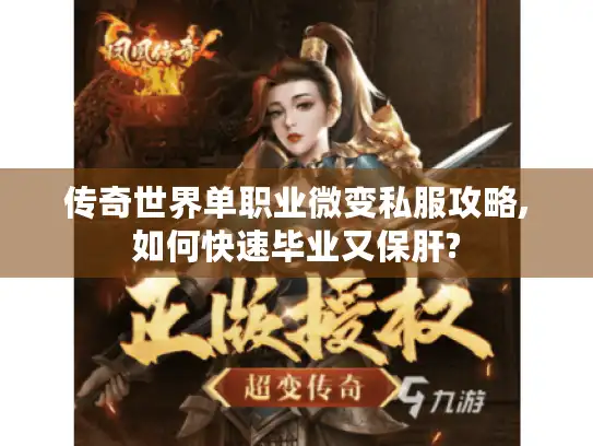 传奇世界单职业微变私服攻略,如何快速毕业又保肝?