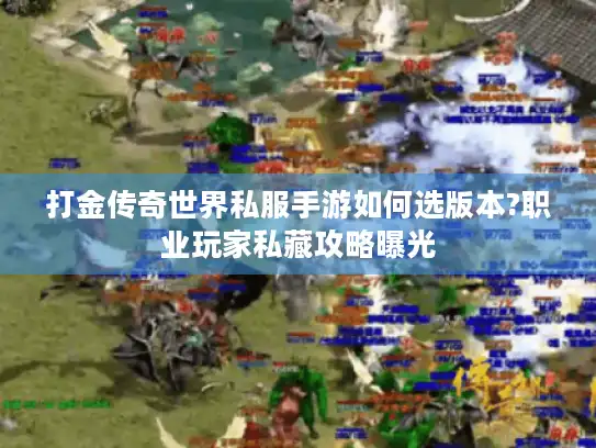 打金传奇世界私服手游如何选版本?职业玩家私藏攻略曝光 打金传奇世界私服手游如何选版本?职业玩家私藏攻略曝光
