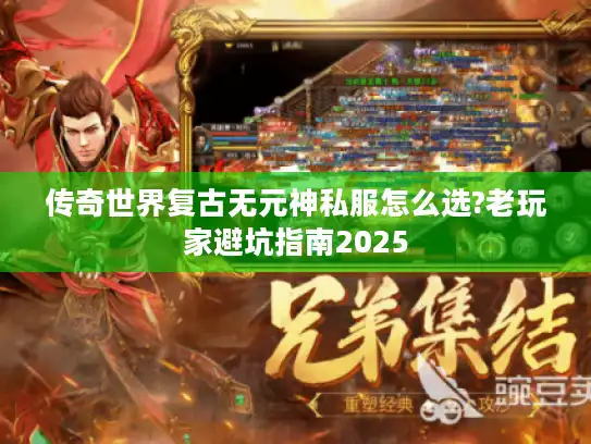 传奇世界复古无元神私服怎么选?老玩家避坑指南2025