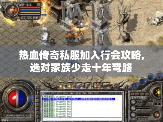热血传奇私服加入行会攻略,选对家族少走十年弯路