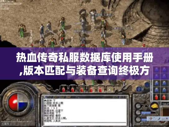 热血传奇私服数据库使用手册,版本匹配与装备查询终极方案