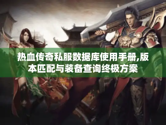 热血传奇私服数据库使用手册,版本匹配与装备查询终极方案