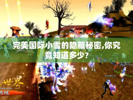 完美国际小雪的隐藏秘密,你究竟知道多少?