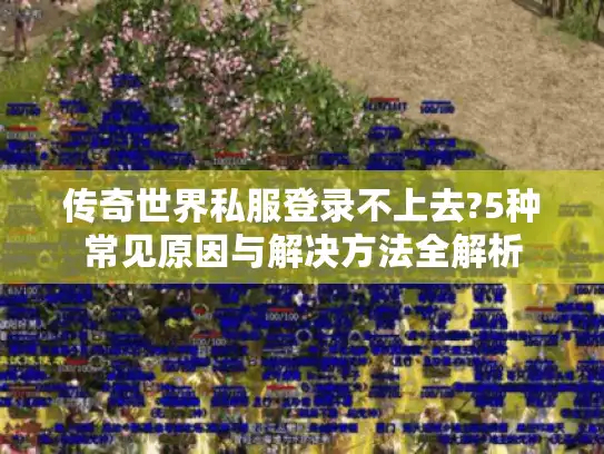 传奇世界私服登录不上去?5种常见原因与解决方法全解析
