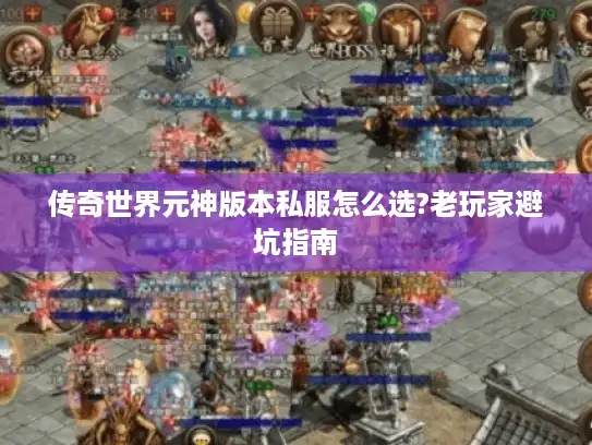 传奇世界元神版本私服怎么选?老玩家避坑指南
