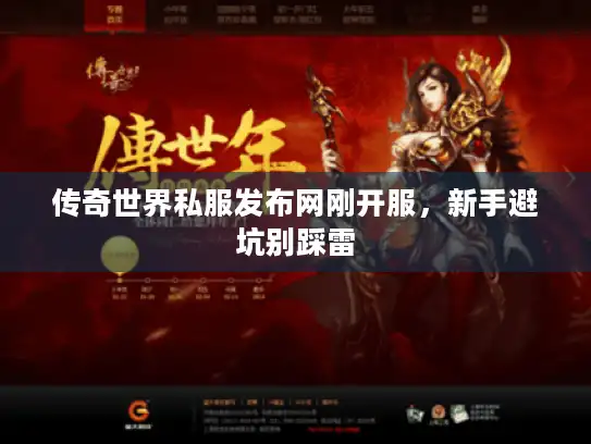传奇世界私服发布网刚开服，新手避坑别踩雷